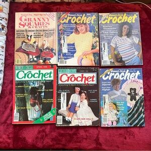 Vintage Women’s Circle crochet magazines & books